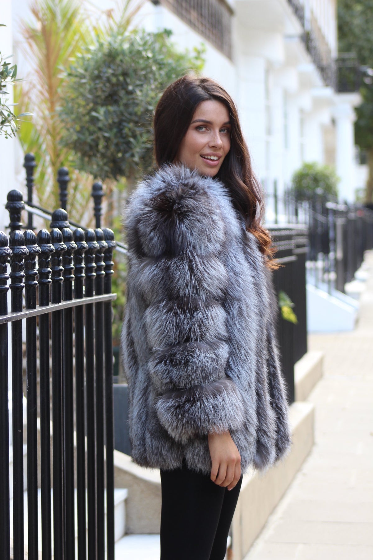 Long Fox Coat – TREND STUDIO LONDON